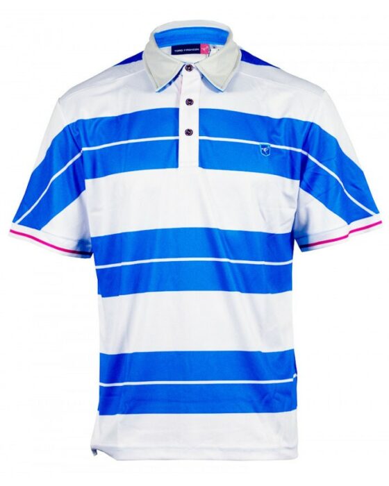 polo streifen blau weiss vorne
